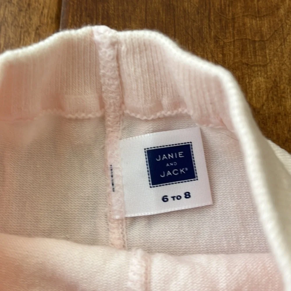 NWOT Janie and Jack Girl Petal Pink Cable Knit Tight